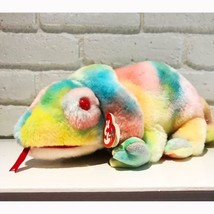 Rainbow The Chameleon Plush Ty Beanie Baby Buddy Mwmt Collectible - £10.35 GBP