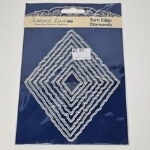 Tattered Lace Dies Torn Edge Diamonds Nesting Stephanie Weightman New - £8.36 GBP