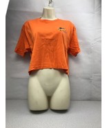 Vintage Ocean Pacific Crop Top 1985 Orange Womans Size M OP Beachwear KG - $750.41 MXN