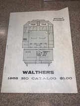 Vintage Walther’s 1968 HO Catalog Book Train Hobby Reference Manual Models - £11.81 GBP