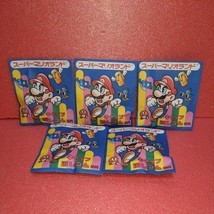 Super Mario Land Famicom Nintendo Vintage Keshi Cap Figure Lot Of 5 1989 Rare - $109.80