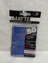 Pack Of (50) Ultra Pro Matte Blue Deck Protector Standard Size Sleeves - £7.00 GBP