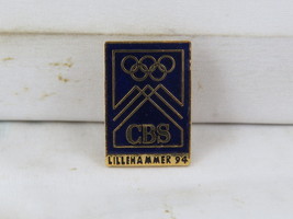 Vintage Olympic Pin - Lillehammer 1994 CBS Official Broadcaster - Inlaid Pin - £11.76 GBP