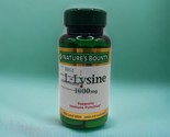 Nature’s Bounty L-LYSINE 1000mg 60 Tablets EXP 10/2026 Supports Immune H... - $10.57