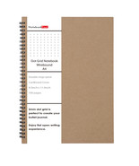 A4 Size Cardboard Cover Dot Grid Spiral Notebook Dotted Journal 100 Pages - $29.10 CAD