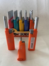 3 Crocs Handy Lighters LONG REACH Nozzle Candle Lighters Mixed Colors - £9.19 GBP