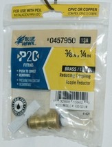 Blue Hawk 0457950 P2C Brass Fitting Reducing Coupling Removable Lead Free - $8.98