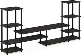 Turn-N-Tube Grand Entertainment Center, Espresso/Black, By Furinno. - £85.17 GBP