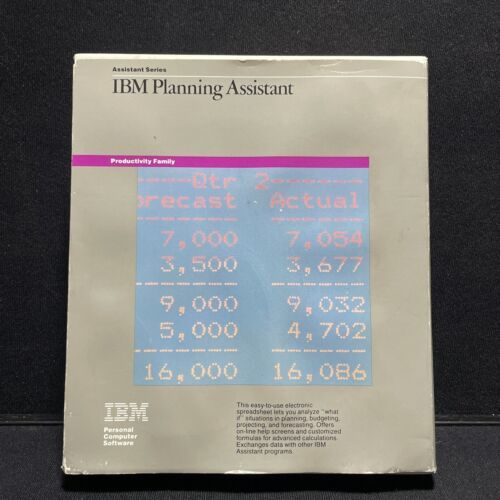 IBM Assistant Series Planning Assistant 3.5&quot; &amp; 5.25&quot; Disks With Manuals ... - $35.99