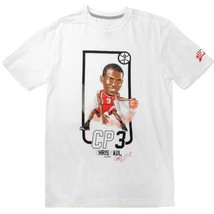 Jordan Mens Cp Trading Card T-Shirt Size Large Color White - $45.50