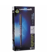 uni-ball Onyx Roller Ball Stick Dye-Based Pen Black Ink Micro Dozen(12) ... - $11.99