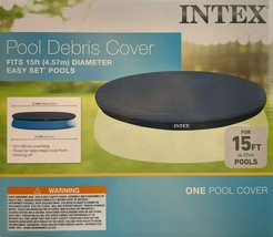 Intex - 28023E - 15-Foot Diameter Pool Cover - Blue - £32.13 GBP
