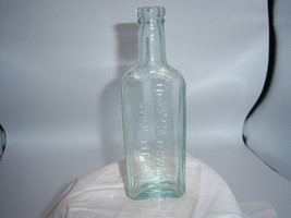 PA2 - 1920&#39;s DR WB Calwell Pepsin Syrup Monticello Ill AQUA 7&quot; Medicine ... - $114.21 MXN