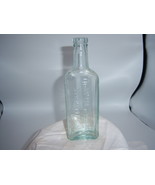 PA2 - 1920&#39;s DR WB Calwell Pepsin Syrup Monticello Ill AQUA 7&quot; Medicine ... - $6.00
