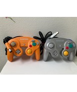 Nintendo Game Cube Controller Spice Orange &amp; Silver 2 pcs set  DOL-003 J... - $1,045.91 MXN