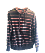 Air Jordan Nike Hoodie Jumpman Pull Logo Zip Brown Horizontal Striped Si... - $891.16 MXN
