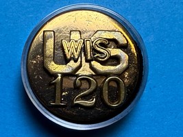 CIRCA 1937-1943, U.S, 120th REGIMENT, WISCONSIN, COLLAR DISK, TYPE III, ... - €12,84 EUR