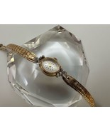 Vintage Bulova 10k Rolled Gold Woman’s Watch Working!!! 6.5” X 16mm - $89.10