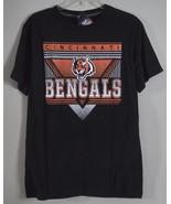 NFL Cincinnati Bengals T Shirt Mens Black Graphic Short Sleeve Football ... - €18,79 EUR