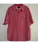 Known Red Micro Check Button-Up Shirt - €23,61 EUR