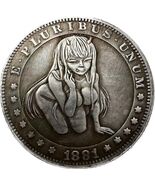 E Pluribus Unum - Medaglia fantasia con donne nude 1881 - $13.22