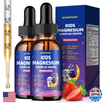Magnesium Complex Liquid for Kids, Magnesium Glycinate, Malate, Taurate,... - $46.18