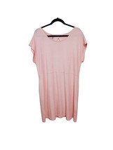T by Talbots XL Pink w/ Back Cutout Casual Athletic Dress Scoop Neck - $20.99