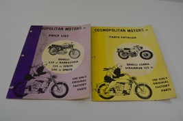 Cosmopolitan Motors Parts Catalog Price Light Benelli Motorcycles 50cc Vtg - £15.87 GBP