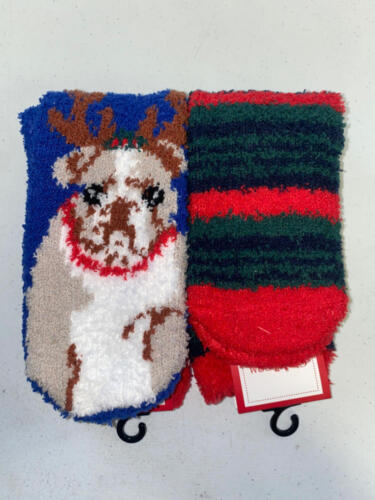 MSRP $20 Club Room Men&#39;s Cozy Holiday Socks 2 Pack Size OSFA - $9.90