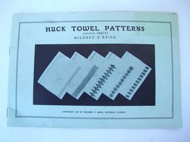 Vintage 1937 Huck Towel Embroidery Patterns Second Series by Mildred V. ... - £3.97 GBP
