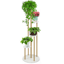 4 Tier Tall Steel Plant Stand Indoor Corner Display Rack Flower Holder Shelf - £102.50 GBP