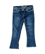 Seven7 Tulip Y2K Contrast Stitching Dark Wash Low Rise Bootcut Jeans size 14 - $26.31
