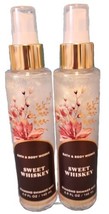 Sweet Whiskey Diamond Shimmer Mist Body Spray 4.9 Oz X 2 Bath Body Works - £23.64 GBP