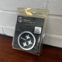 Pittsburgh Steelers Car Emblem Metal Silver New  - £15.52 GBP