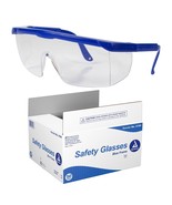 Dynarex 2199 Safety Glasses Blue 50 per case - $95.04 CAD