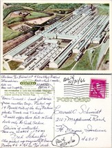 Pennsylvania Pittsburgh &amp; Lake Erie Railroad Posted 1966 to Indiana VTG Postcard - £7.51 GBP