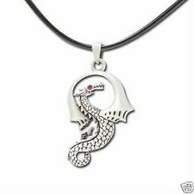 NEW MYSTICA ACCESSORY RED EYED DRAGON LUNAR NECKLACE - £10.15 GBP