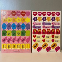 Vintage 1990s Sanrio Sayings Large Sticker Sheets - £15.87 GBP