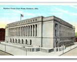 Hamilton County Court House Cincinnati Ohio OH UNP WB Postcard V21 - $2.63