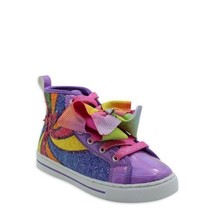 Nickelodon Jojo Siwa Toddler Athletic High Top Sneaker Size 12 Purple - $24.60