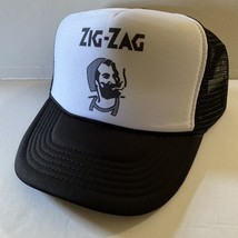 Vintage Zig-Zag Hat Smoke Trucker Hat snapback Black Party Summer Cap - £12.27 GBP