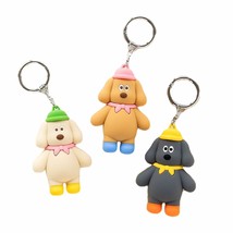 MonagustA Korean Puppy Character Silicone Figure Keyring Keychain Bag Key Holder - £20.77 GBP