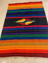 Hand Woven Wool Rug Kilim Dhurrie Afghan Oriental Area Rug 57&quot;X85&quot; INCH ... - $98.89