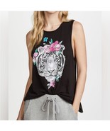 CHASER Gray Garden Tiger Tank Top Size Medium - $24.19