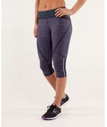 Lululemon Run: Pace Crop -Size 6- Wee Are From Space Deep Indigo Multi /... - $14.25