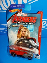 Hot Wheels 2015 Wal-Mart Avengers Age of Ultron 7/8 THOR Buzz Bomb - £2.37 GBP