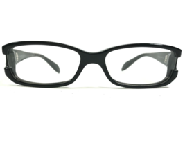 Iyoko-Inyake Eyeglasses Frames IY 257 Col. 14 Black Rectangular 55-17-135 - £73.51 GBP