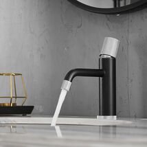 Modern Black &amp; Brushed Nickel Bathroom Faucet - $71.99
