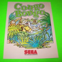 Congo Bongo Arcade FLYER 1983 Original Promo Retro Video Game Brochure UNUSED - £30.81 GBP