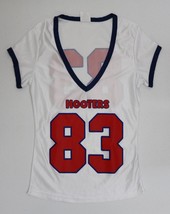 NEW! AUTHENTIC (S) HOOTERS GIRLS 83 FOOTBALL JERSEY SMALL UNIFORM TOP BL... - £31.37 GBP